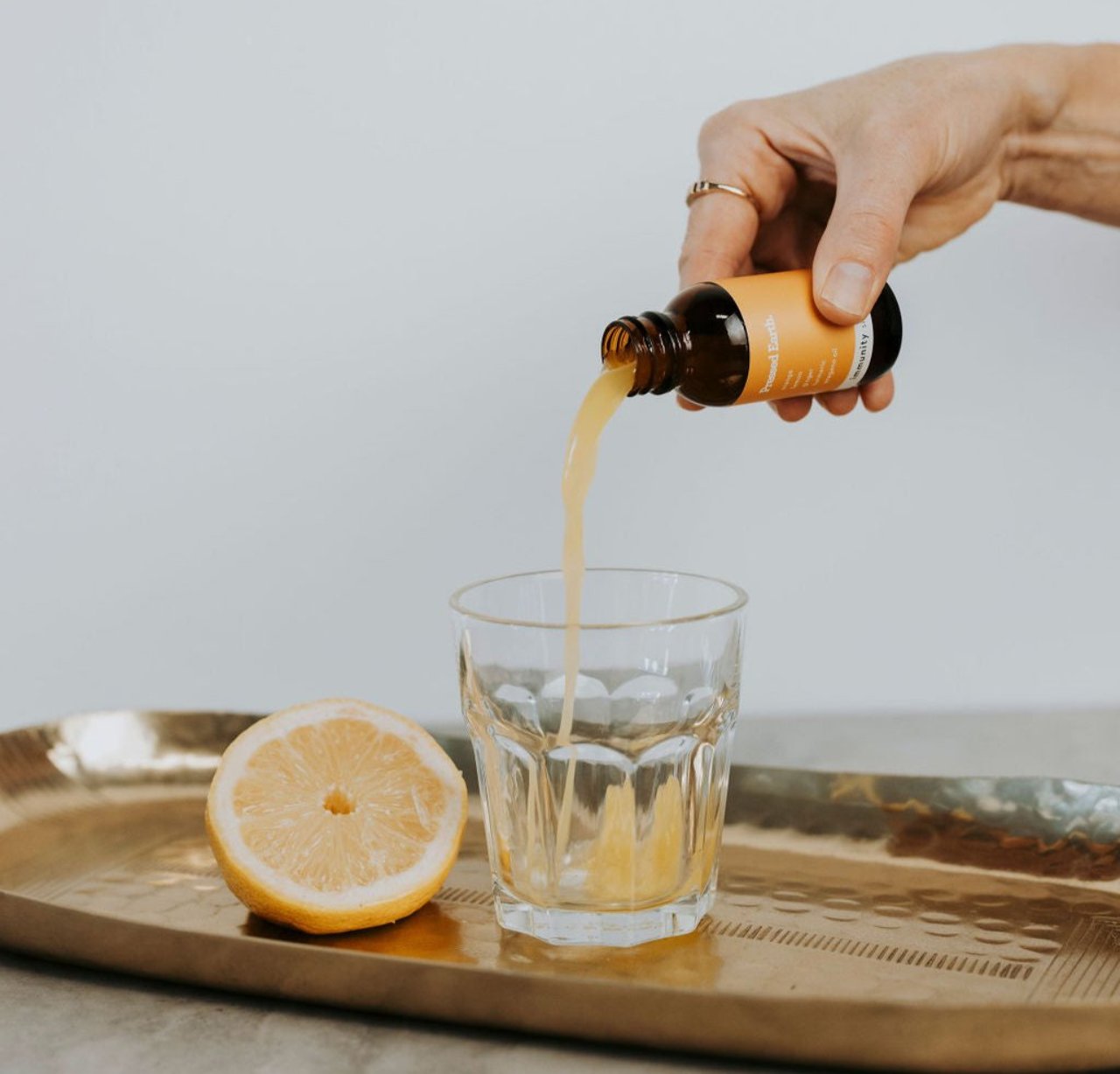 Pressed Earth immunity shots pack of 5 shots with citrus and turmeric Perth